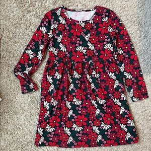 Wonder Nation Floral Kids Dress - Red, White, and Black